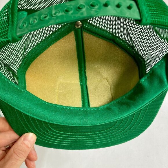 Vintage Kaiser Agriculture Chemicals Snapback Hat Trucker's Estech Harvest King - Picture 7 of 7